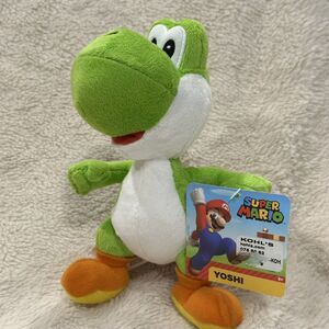 Jakks Pacific Super Mario Bros Yoshi 7” Plush Tags Stuffed Animal Toy Green